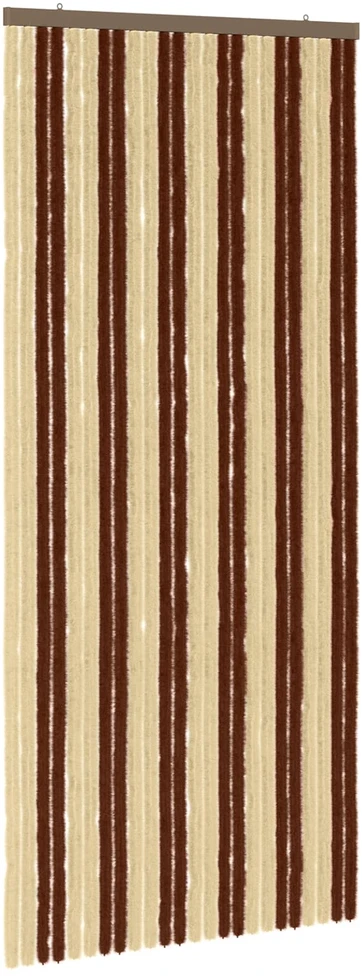 Vabzdžių Užuolaida iš Chenille Ruda ir beigė 100 x 230 cm