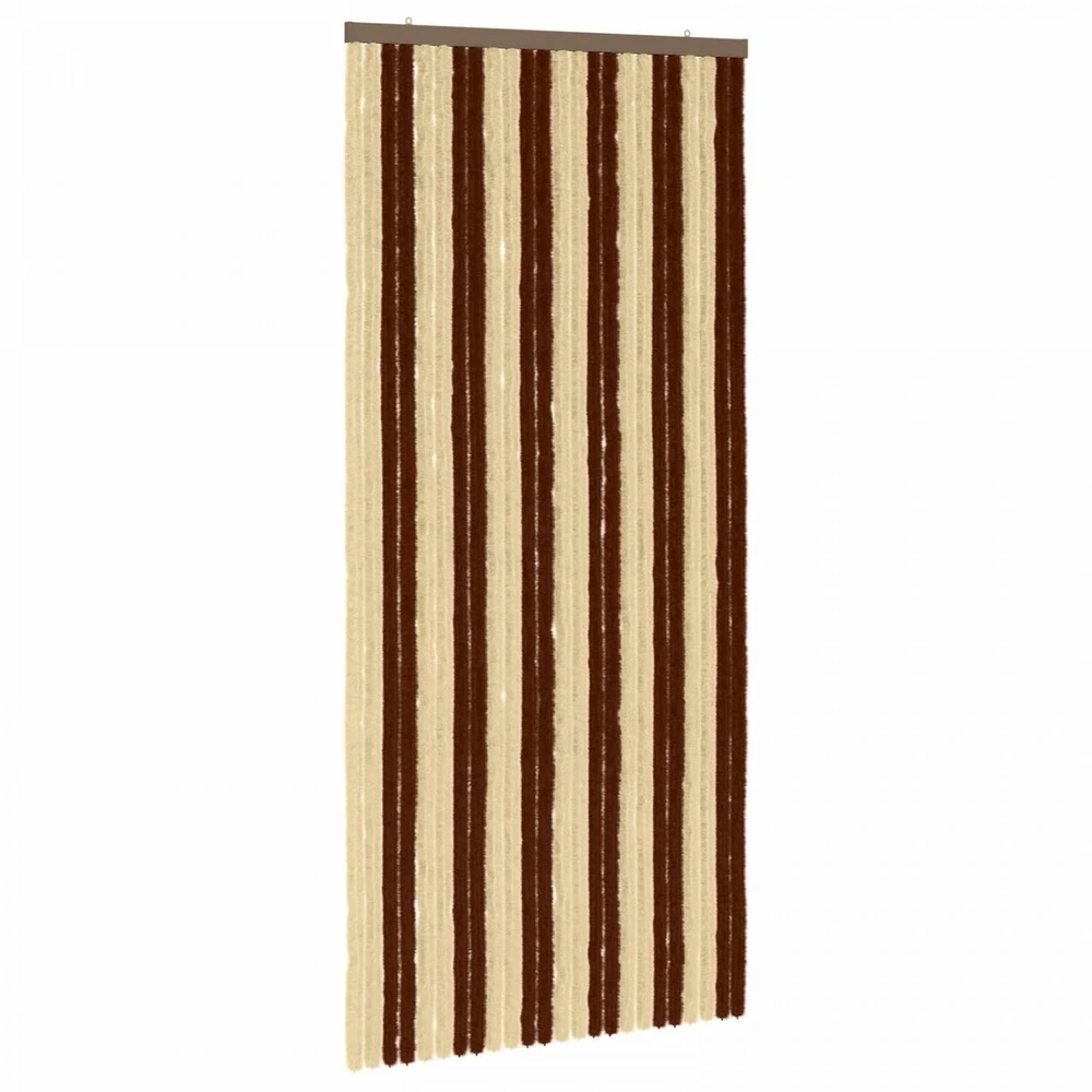 Vabzdžių Užuolaida iš Chenille Ruda ir beigė 100 x 220 cm