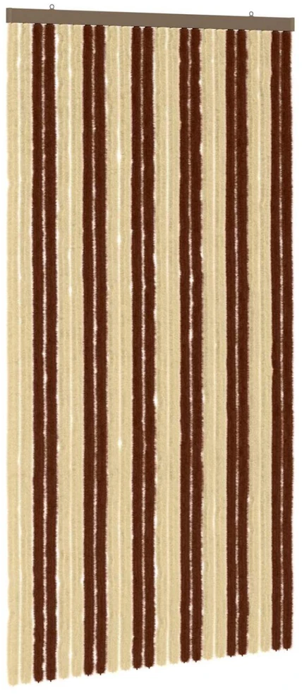 Vabzdžių Užuolaida iš Chenille Ruda ir beigė 100 x 200 cm
