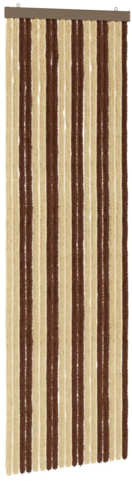 Vabzdžių Užuolaida iš Chenille Ruda ir beigė 56 x 185 cm