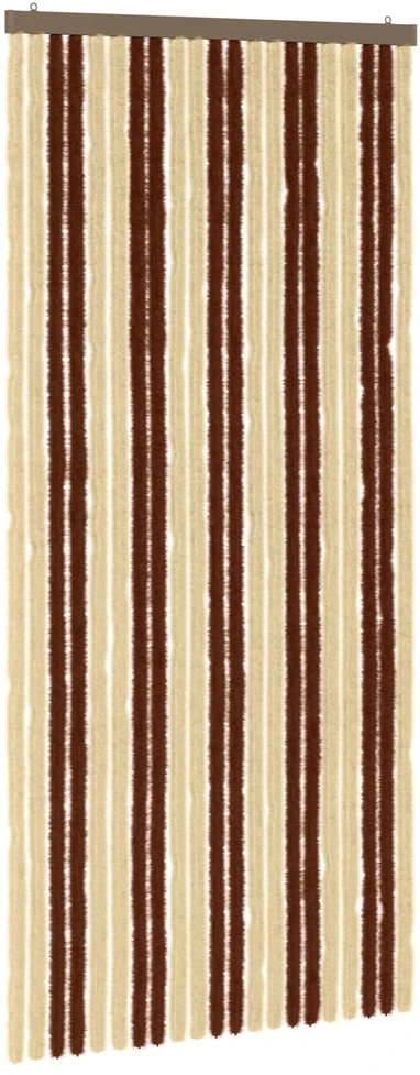 Vabzdžių Užuolaida iš Chenille Ruda ir beigė 90 x 200 cm