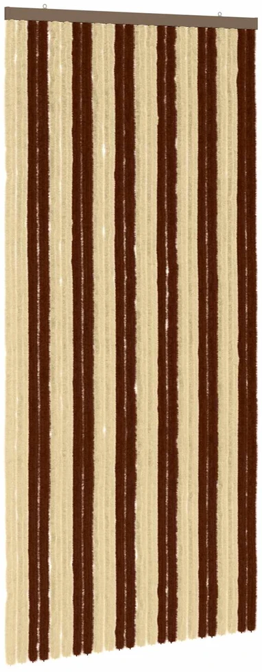 Vabzdžių Užuolaida iš Chenille Ruda ir beigė 100 x 220 cm