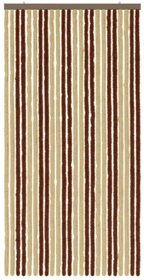 Vabzdžių Užuolaida iš Chenille Ruda ir beigė 100 x 200 cm