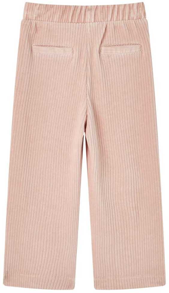 Vaikiškos kelnės, šviesiai rožinės spalvos, velvetas, 116 dydžio