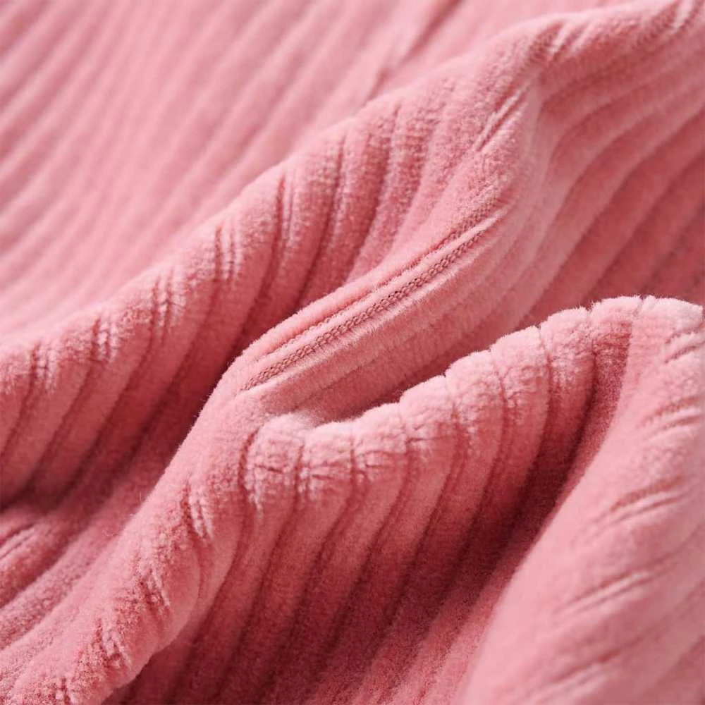 Vaikiška kombinezono suknelė, šviesiai rožinės spalvos, velvetas, 92