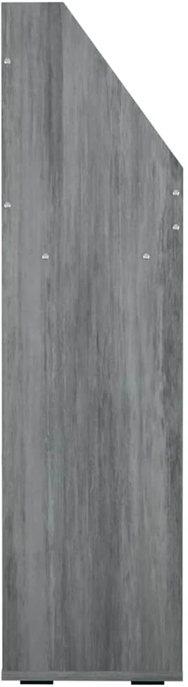 Vaikiška lentyna žurnalams, betono pilka, 71x30x114cm, mediena
