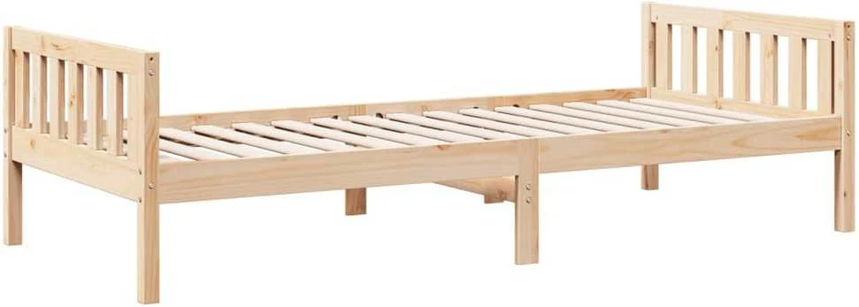 Vaikiška lova be čiužinio, 75x190cm, pušies medienos masyvas