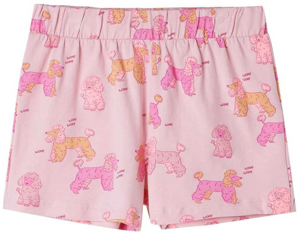Vaikiška pižama trumpomis rankovėmis, šviesiai rožinė, 104 dydžio