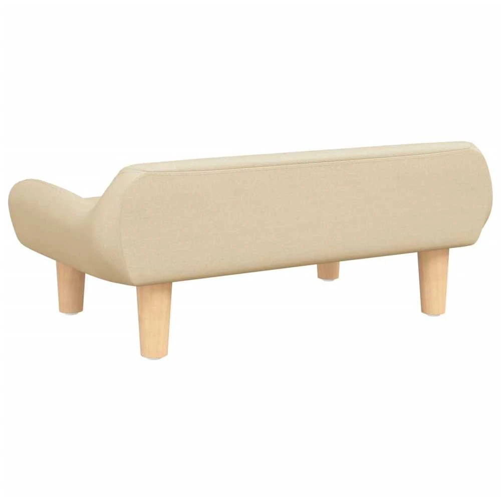 Vaikiška sofa, kreminės spalvos, 70x40x24cm, audinys