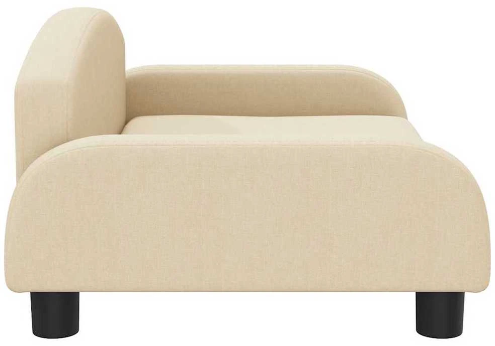 Vaikiška sofa, kreminės spalvos, 70x45x30cm, audinys