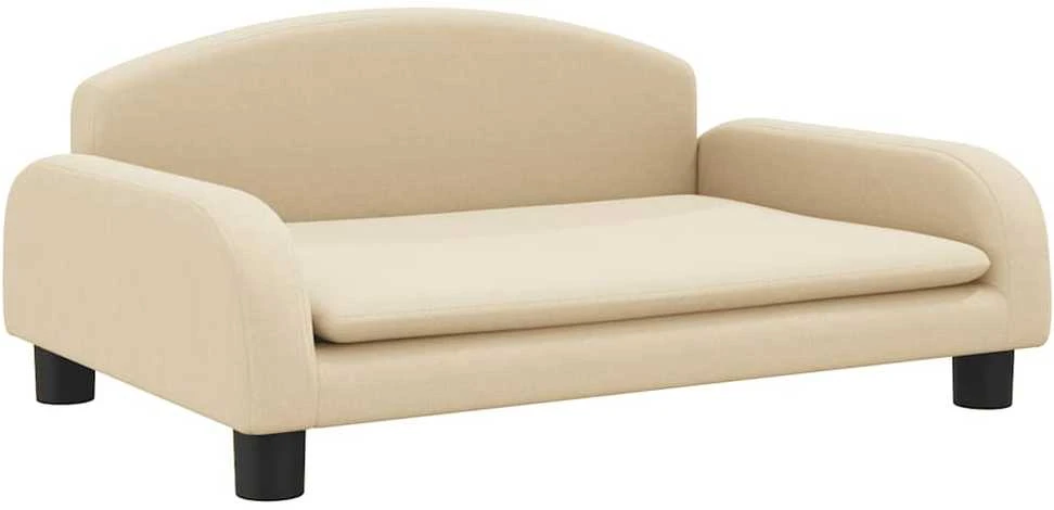 Vaikiška sofa, kreminės spalvos, 70x45x30cm, audinys