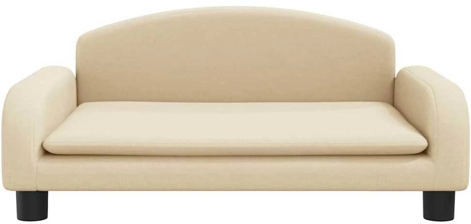 Vaikiška sofa, kreminės spalvos, 70x45x30cm, audinys