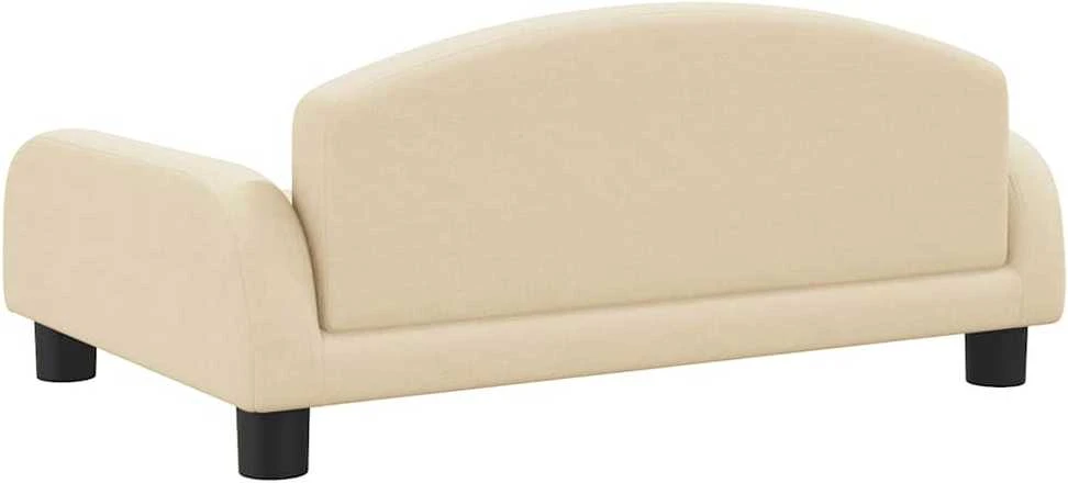 Vaikiška sofa, kreminės spalvos, 70x45x30cm, audinys