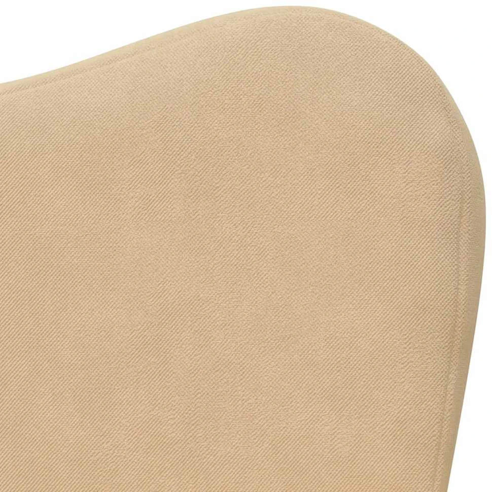 Vaikiška sofa-lova, kreminės spalvos, minkštas pliušas
