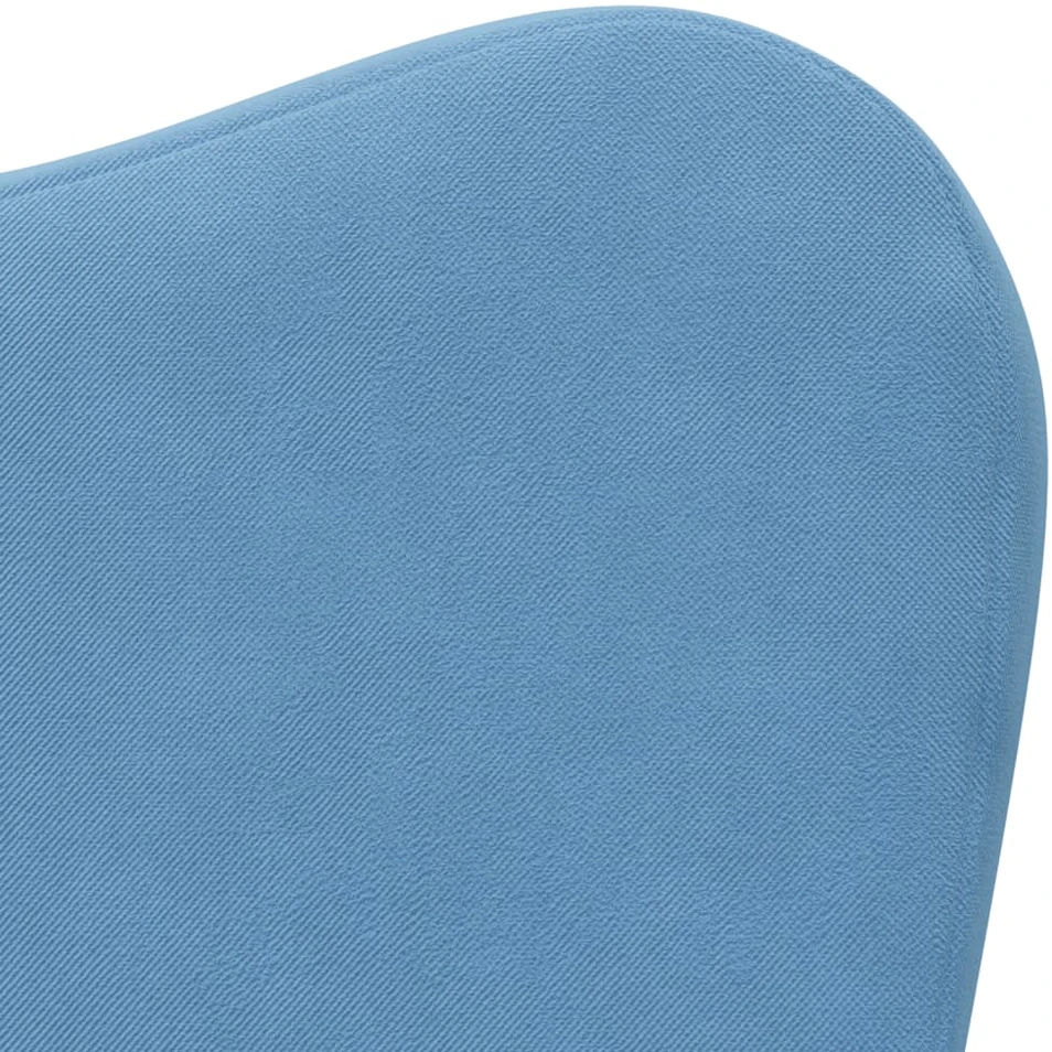 Vaikiška sofa-lova, mėlynos spalvos, minkštas pliušas