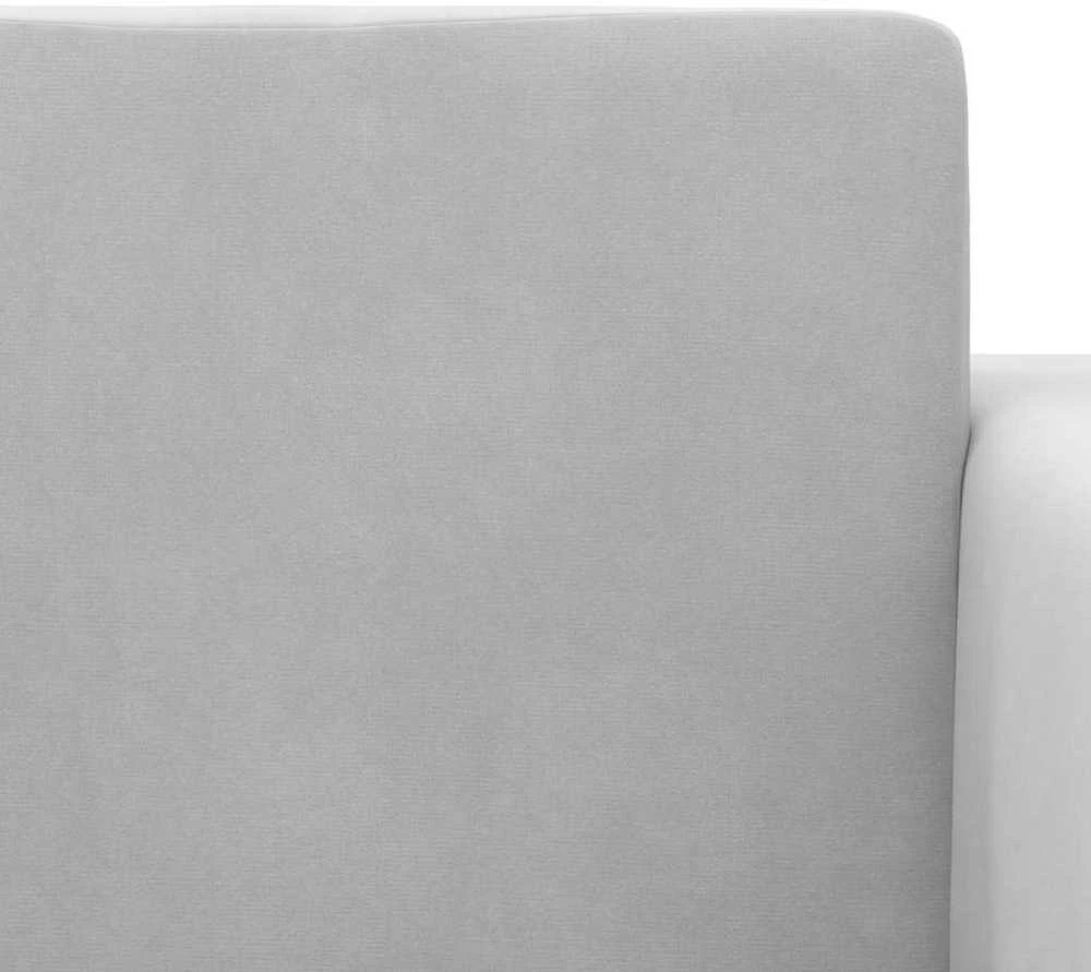 Vaikiška sofa-lova, šviesiai pilkos spalvos, minkštas pliušas