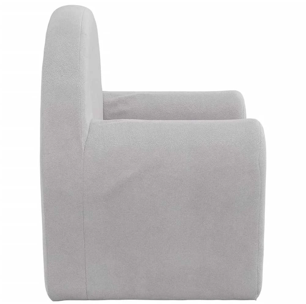 Vaikiška sofa-lova, šviesiai pilkos spalvos, minkštas pliušas