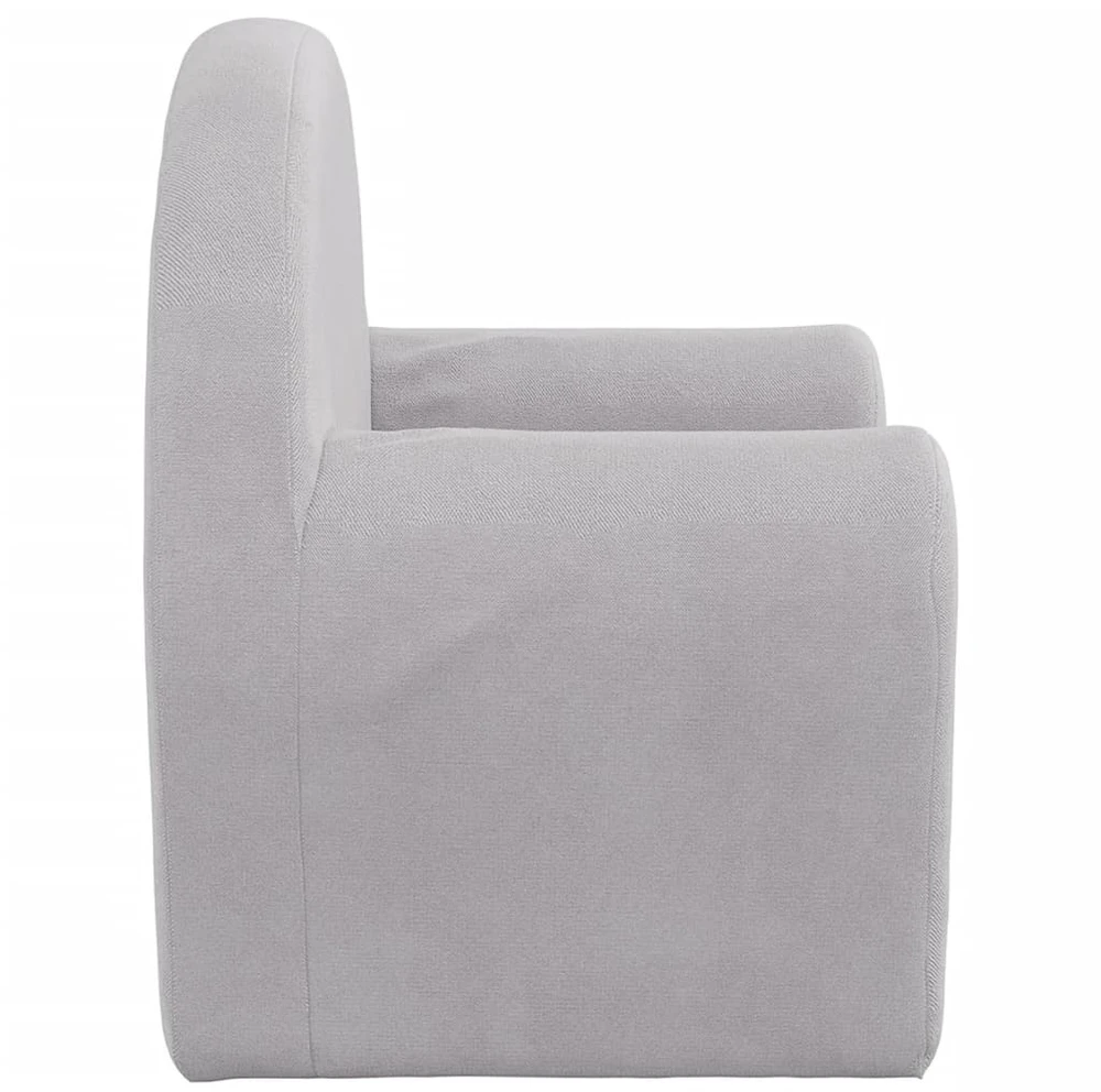 Vaikiška sofa-lova, šviesiai pilkos spalvos, minkštas pliušas