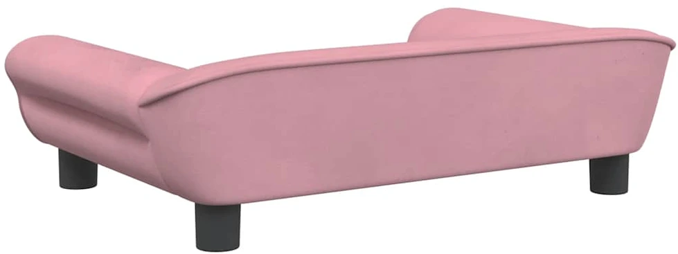 Vaikiška sofa, rožinės spalvos, 70x45x26cm, aksomas