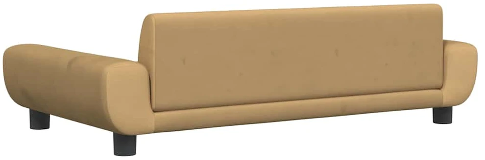 Vaikiška sofa, rudos spalvos, 100x54x33cm, aksomas