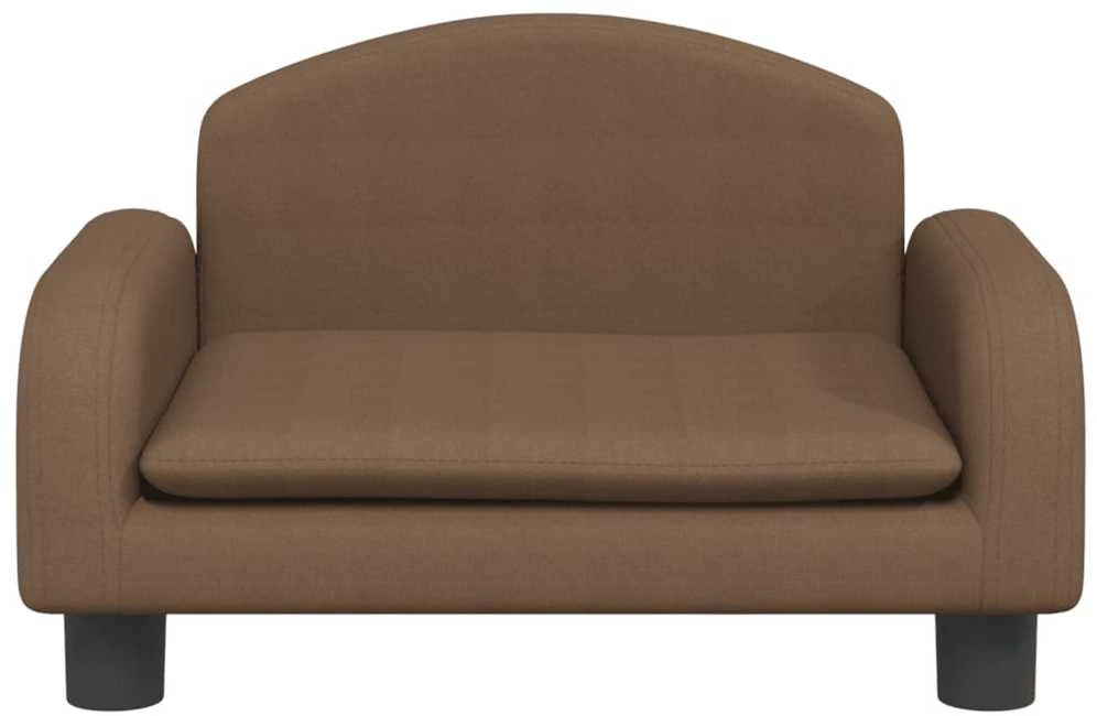 Vaikiška sofa, rudos spalvos, 50x40x30cm, audinys