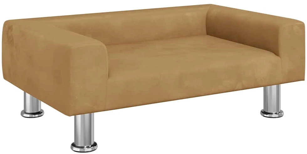 Vaikiška sofa, rudos spalvos, 70x45x26,5cm, aksomas