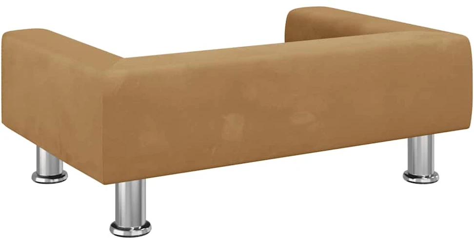 Vaikiška sofa, rudos spalvos, 70x45x26,5cm, aksomas