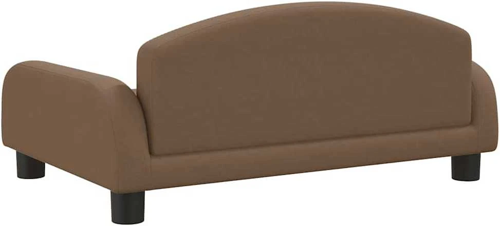 Vaikiška sofa, rudos spalvos, 70x45x30cm, audinys