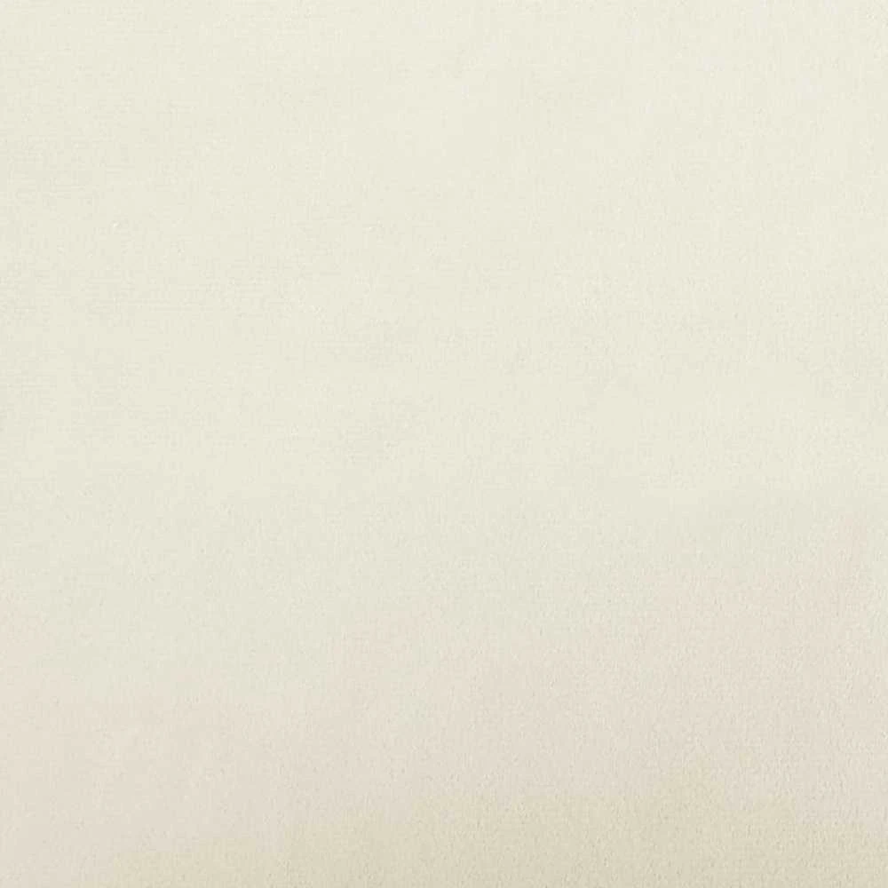 Vaikiška sofa su pakoja, kreminė, 100x50x30cm, aksomas