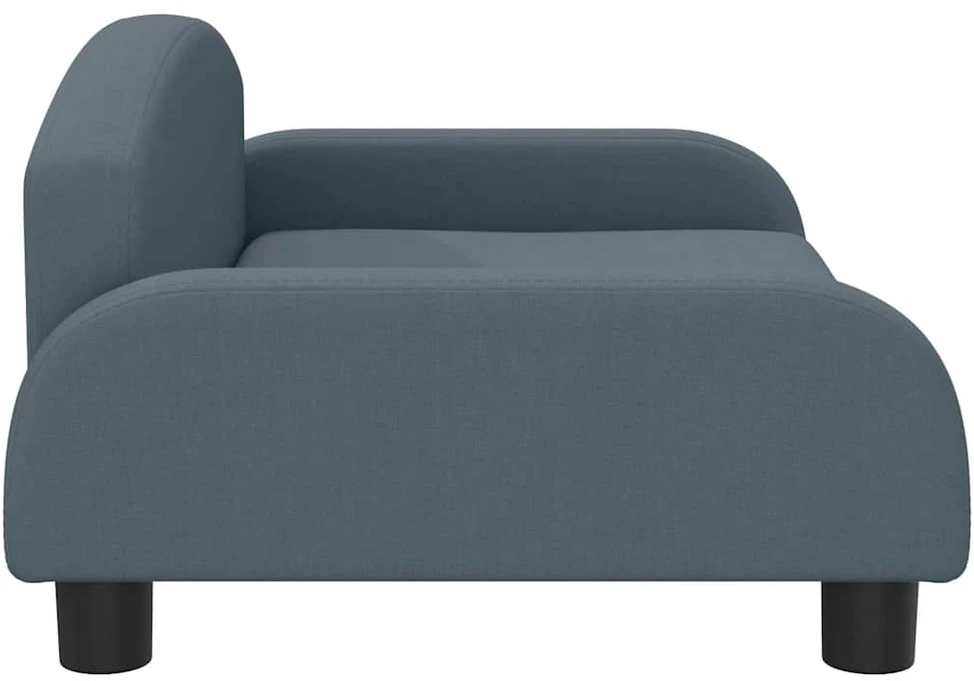 Vaikiška sofa, tamsiai pilkos spalvos, 70x45x30cm, audinys