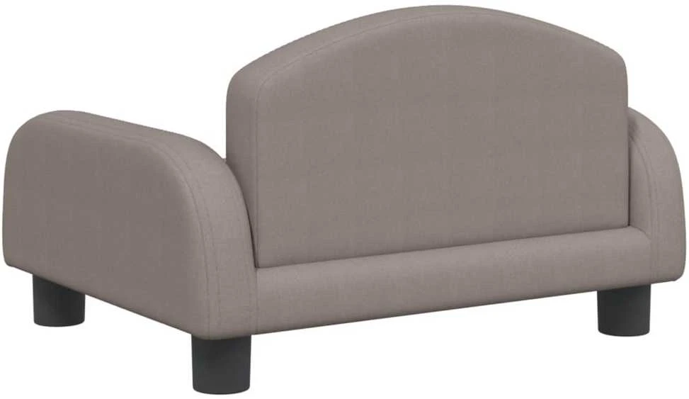 Vaikiška sofa, taupe spalvos, 50x40x30cm, audinys