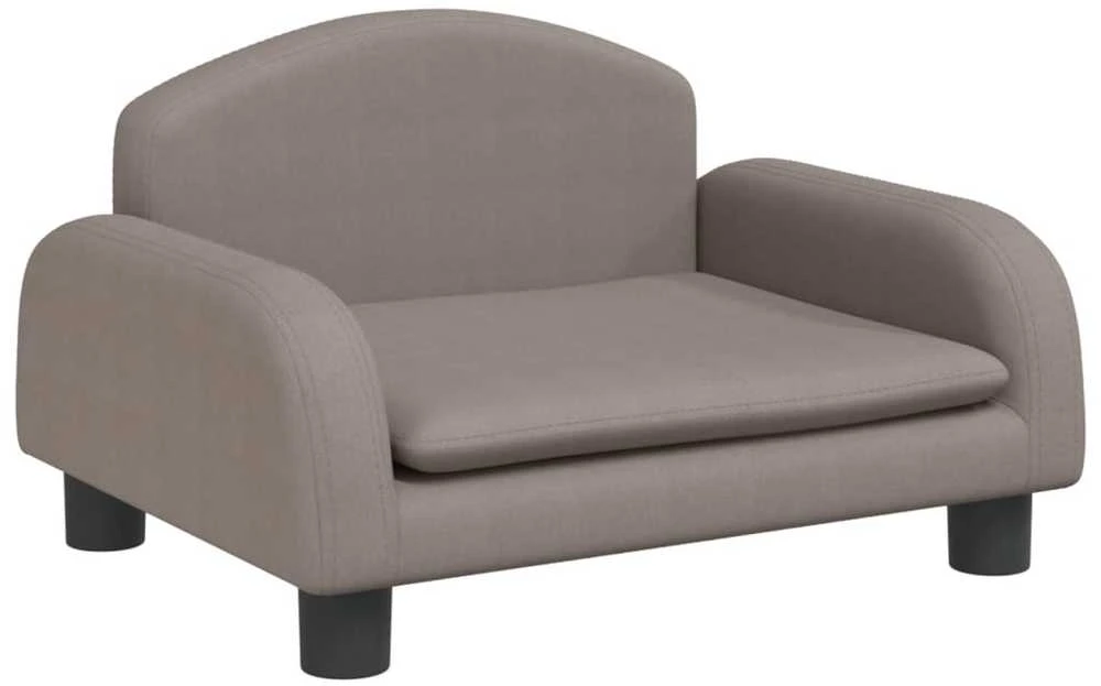 Vaikiška sofa, taupe spalvos, 50x40x30cm, audinys