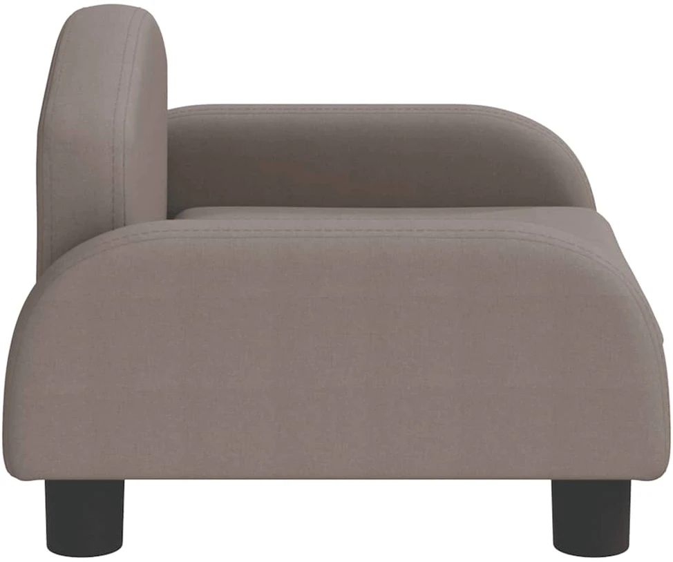 Vaikiška sofa, taupe spalvos, 50x40x30cm, audinys