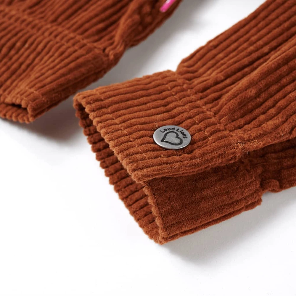 Vaikiška striukė, smėlio spalvos, velvetas, 116 dydžio