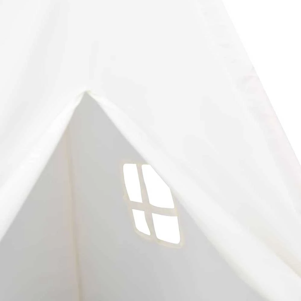 Vaikiška tipi palapinė, balta, 120x120x150cm, persiko oda