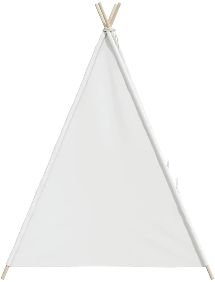 Vaikiška tipi palapinė, balta, 120x120x150cm, persiko oda