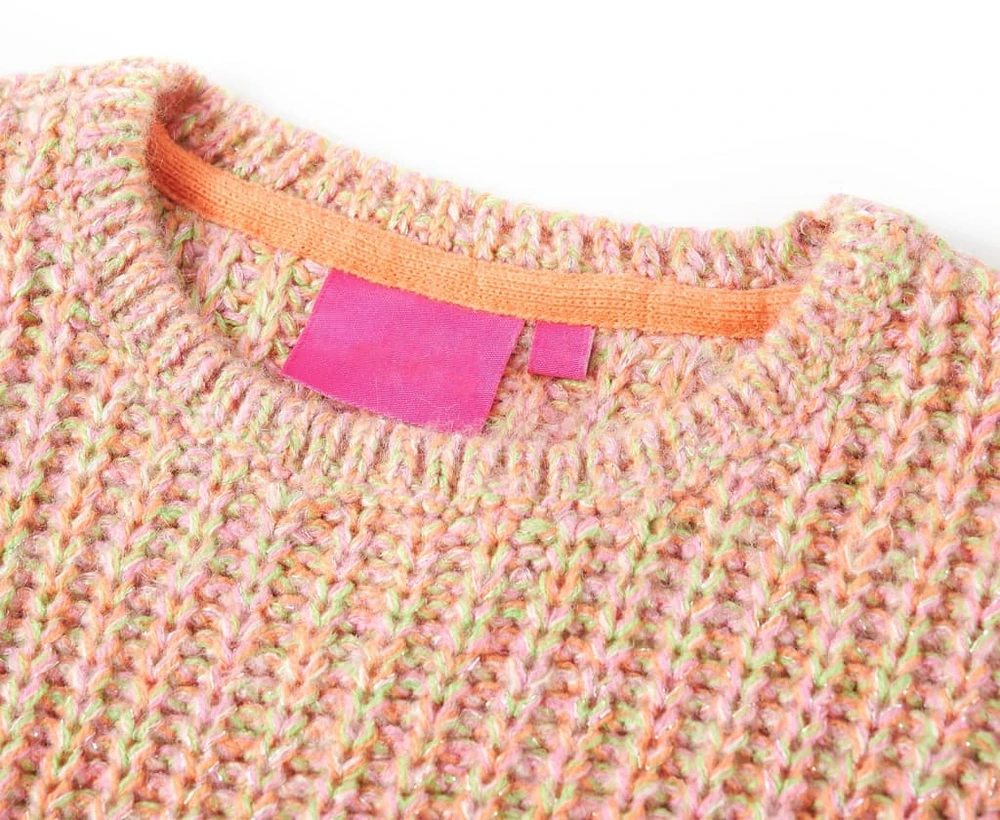 Vaikiškas megztinis, švelnios rožinės spalvos, megztas, 104 dydžio
