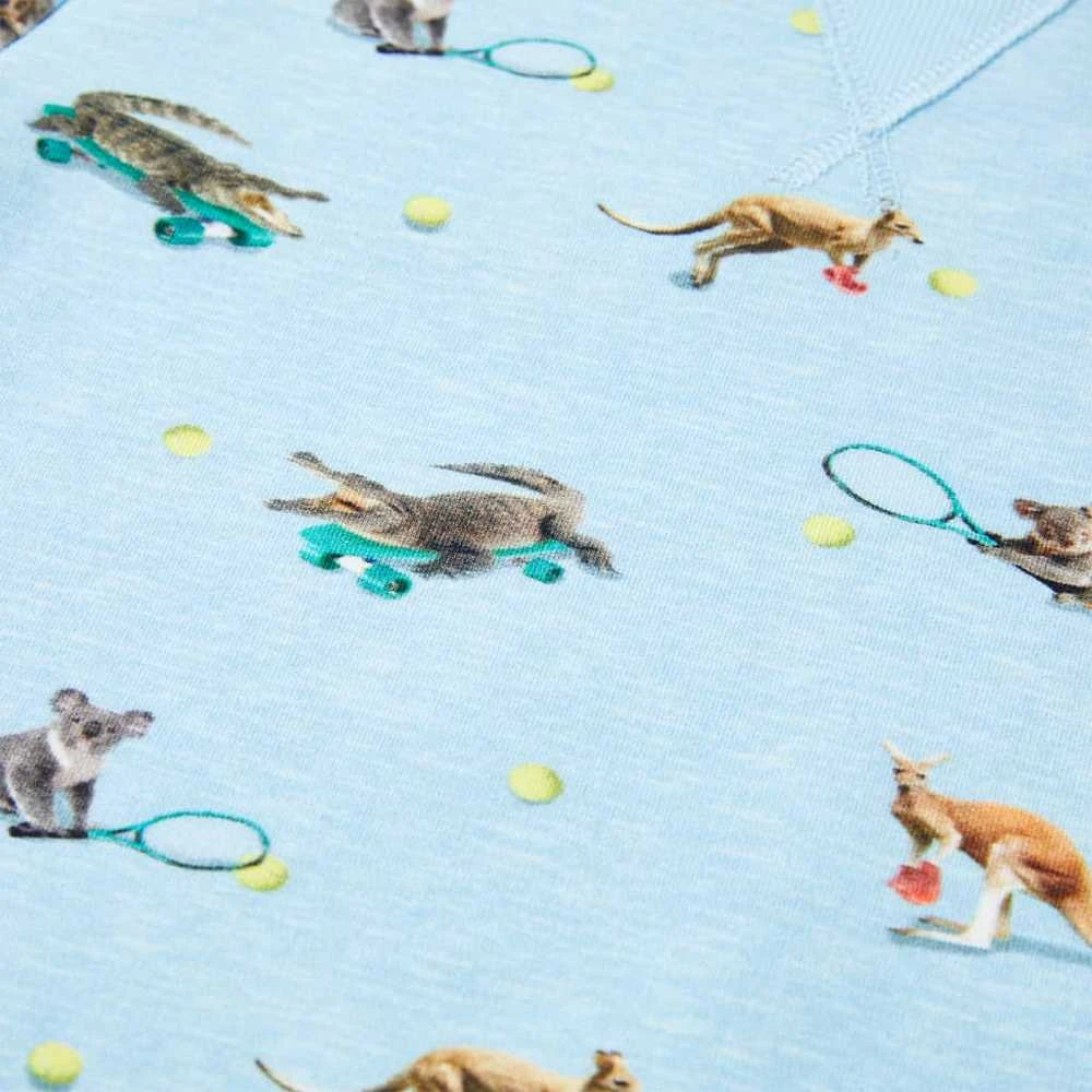 Vaikiškas sportinis megztinis, mėlynos spalvos mišinys, 104 dydžio