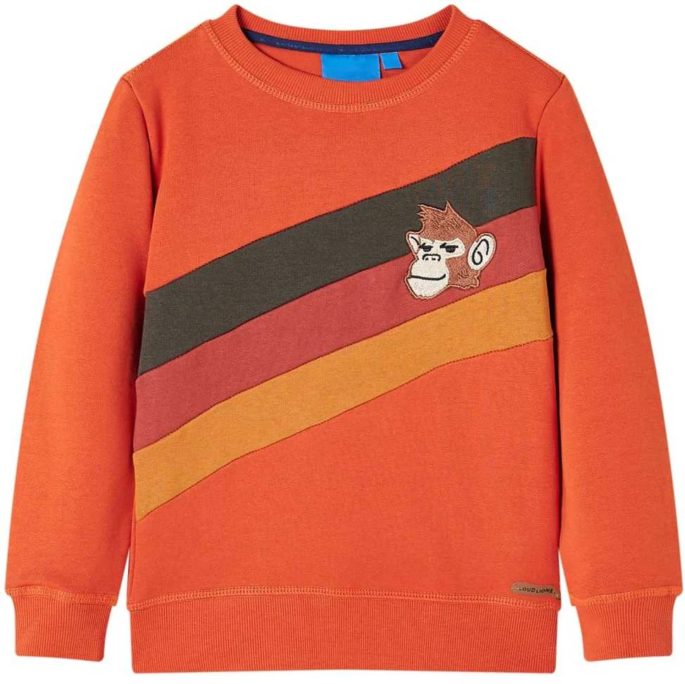 Vaikiškas sportinis megztinis, oranžinės spalvos, 92 dydžio