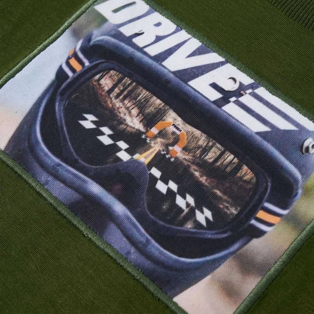 Vaikiški marškinėliai ilgomis rankovėmis, chaki spalvos, 104 dydžio