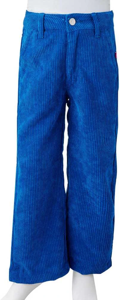 Vaikiškos kelnės, kobalto mėlynos spalvos, velvetas, 104 dydžio