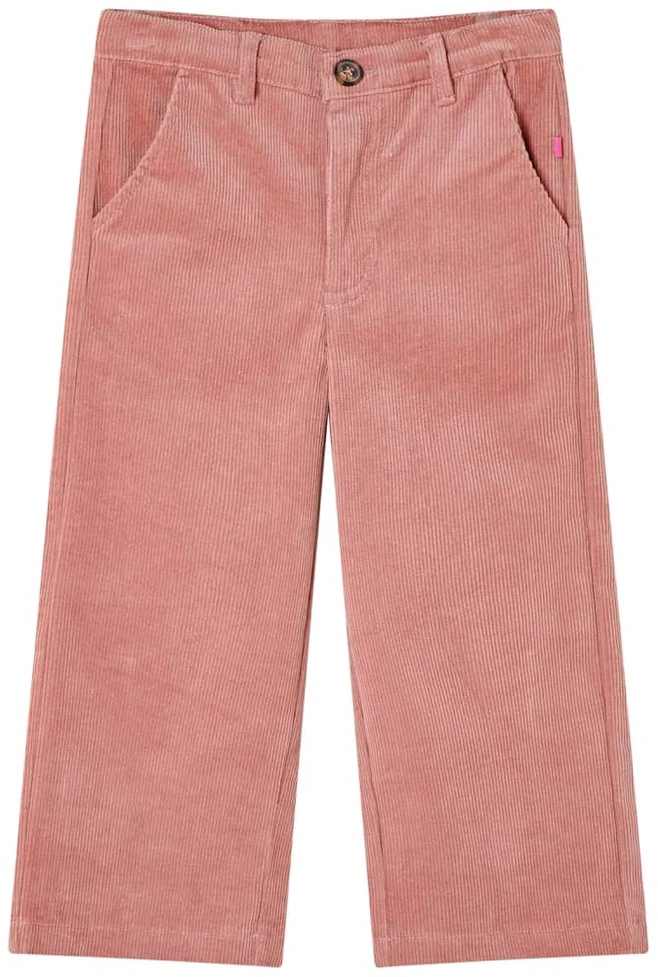 Vaikiškos kelnės, sendintos rožinės spalvos, velvetas, 104 dydžio