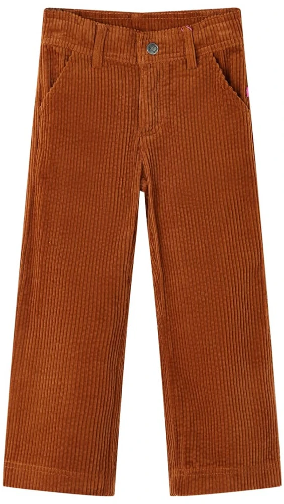 Vaikiškos kelnės, smėlio spalvos, velvetas, 116 dydžio