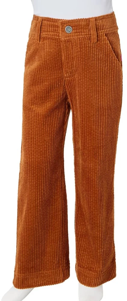 Vaikiškos kelnės, smėlio spalvos, velvetas, 116 dydžio