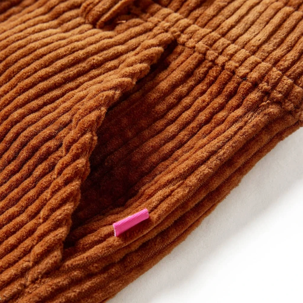 Vaikiškos kelnės, smėlio spalvos, velvetas, 116 dydžio
