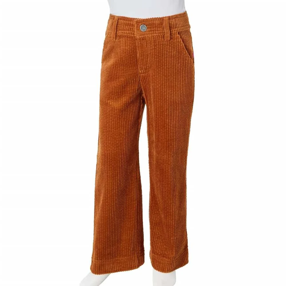Vaikiškos kelnės, smėlio spalvos, velvetas, 92 dydžio