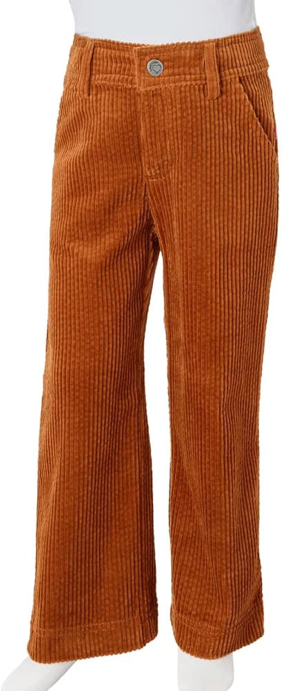 Vaikiškos kelnės, smėlio spalvos, velvetas, 104 dydžio