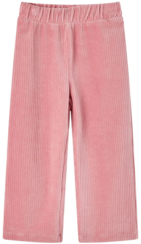 Vaikiškos kelnės, šviesiai rožinės spalvos, velvetas, 116 dydžio