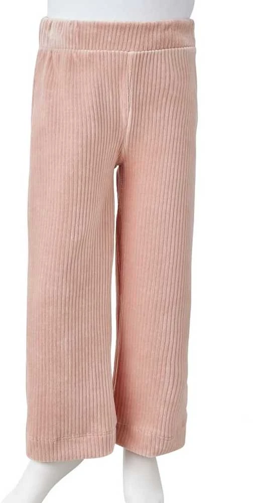 Vaikiškos kelnės, šviesiai rožinės spalvos, velvetas, 104 dydžio