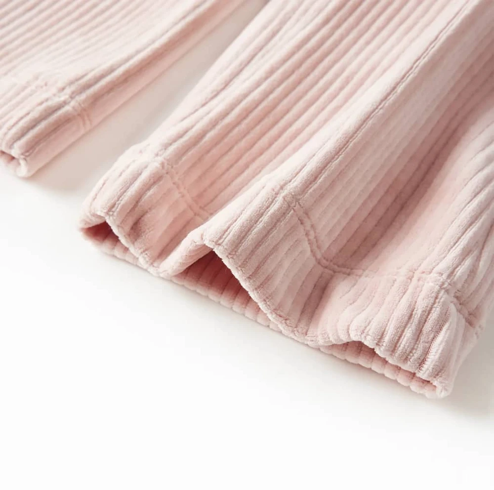 Vaikiškos kelnės, šviesiai rožinės spalvos, velvetas, 104 dydžio
